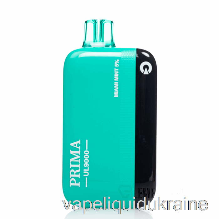 Vape Liquid Ukraine Prima UL9000 Disposable Miami Mint